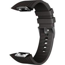 Sunshinee Galaxy Gear Fit2 Pro Için Silikon Kordonlu Saat Kayışı Watch Band Bilek Bilezik Gear Fit 2 SM-R360-BLACK (Yurt Dışından)