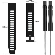 Sunshinee Spor Saat Kayışı Kayışı Fenix5/5plus Saat Kayışı Yumuşak Silikon Yedek Bantlar Kayışı Fenix5/5plus Kayış Siyah (Yurt Dışından)