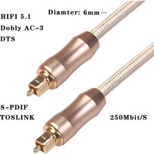 Sunshinee Spdif - Fiber Güç Amplifikatörü Dekoder Kare Ağızlı Optik Fiber Ses Kablosu Çeşitli Güç Amplifikatörleri Için Kullanılır (Yurt Dışından)