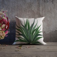 Lia Store Aloe Vera Dekoratif Kırlent Kılıfı