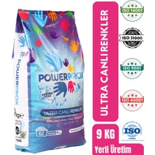 Power Prox Ultra Canlı Renkler Toz Çamaşır Deterjan 9 kg Renkliler Için