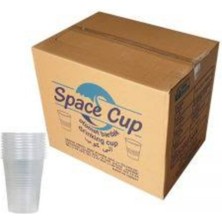 Space Cup Plastik Pet Bardak 1000 Adet 1'inci Kalite Otomat Uyumlu 180 cc