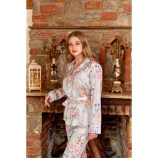 Cossy By Aqua Kadın Uzun Kol Pijama Takımı 24092