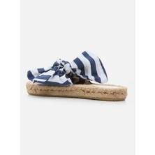 Su Espadril Yasmina Indigo Mavi Kadın Espadril Terlik