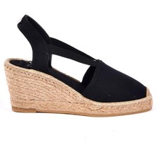 Su Espadril Elizabeth Siyah Kadın Dolgu Topuklu Espadril