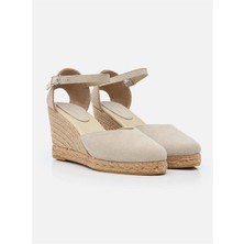 Su Espadril Sayy Kum Kadın Dolgu Topuklu Espadril