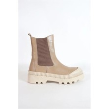 Su Espadril Truky Toprak Kadın Deri Bot