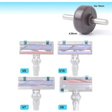Hermoso Dyson V6 V7 Serisi Için Genişletilmiş Makaralar ve Akslar Tekerlekler Doğrudan Tahrik Kafası (Yurt Dışından)