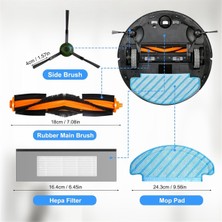 Hermoso Yeedi Vac Max Için Aksesuarlar, Ecovacs Ozmo Deebot T8 N8 Robot Için (Yurt Dışından)