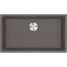 Franke Mrg 110-72 Granit Evye, Stone Grey, Tezgahaltı, Tek Hazne, 72X40 cm