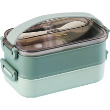 Vagonlife XC-465 1500ML Yeşil Çelik Lunch Box