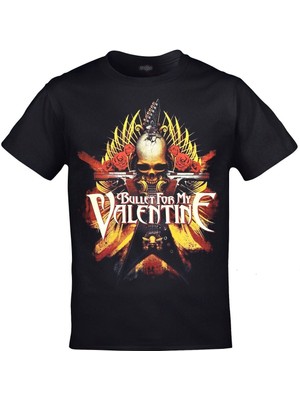 Bullet For My Valentine Siyah Erkek Tişört L