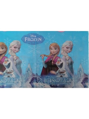 Booddie Frozen Plastik Masa Örtüsü 120*180 cm Doğum Günü Kullan At Plastik Masa Örtüsü