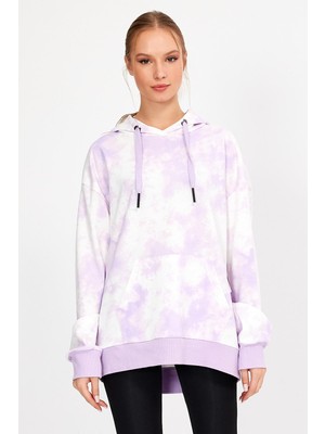 Alexander Gardi Batik Kapüşonlu Oversize Sweatshirt UN-757A07