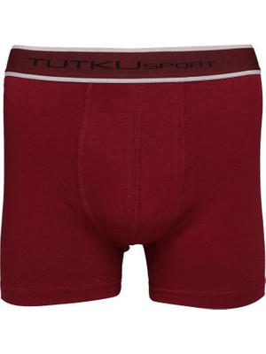 Tutku Elastan Spor Erkek Boxer 400 Bordo