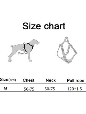 Yiqln Evcil Hayvan Koşum Takımı Küçük ve Orta Köpek Halatı (Yurt Dışından)