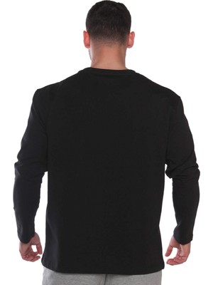 Musclecloth Mc-X Uzun Kollu Sweatshirt Siyah