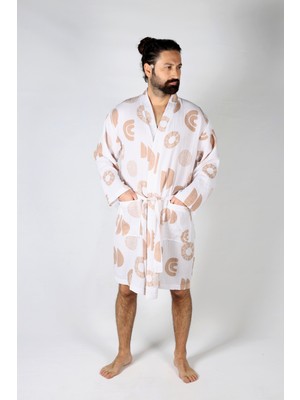 Luckka Heritage  Unise x  Müslin Bornoz Sabahlık Kimono - Ztbornoz