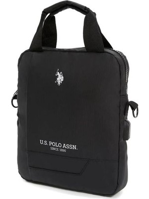 U.S. Polo Assn.  Siyah Unisex Postacı Çantası PLEVR23610