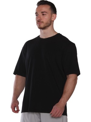 Musclecloth Washed Oversize T-Shirt Siyah