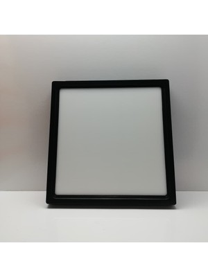 Venso Sıva Üstü LED Panel Siyah 24W Kare 3000K Gunışığı