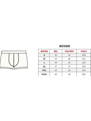 U.S. Polo Assn. 3 Adet Pamuk Erkek Boxer Şort