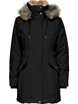 Only 15300627 Kadin Mont - Siyah