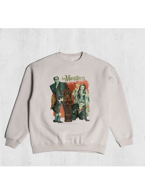 Pull The Hood Unisex Oversize The Munsters Sweatshirt