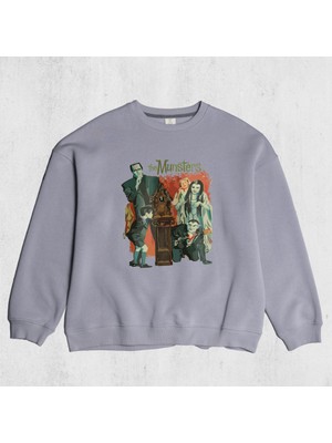 Pull The Hood Unisex Oversize The Munsters Sweatshirt