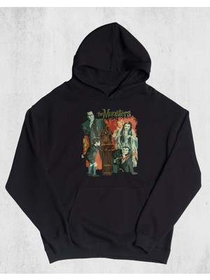 Pull The Hood Unisex Oversize The Munsters Kapüşonlu Sweatshirt