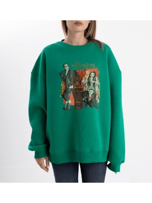 Pull The Hood Unisex Oversize The Munsters Sweatshirt