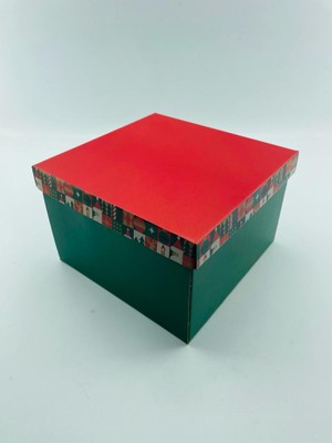 Feza Kutu 23X23X15 Hediyelik Kutu Kraft Kutu Karton Kutu Yılbaşı Kutusu Pasta Kutusu Balon Kutusu (5 Adet)