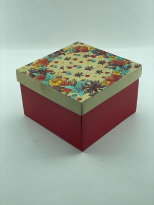 Feza Kutu 23X23X15 Hediyelik Kutu Kraft Kutu Karton Kutu Yılbaşı Kutusu Pasta Kutusu Balon Kutusu (5 Adet)