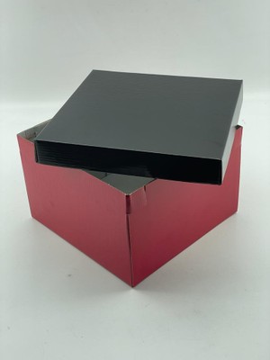Feza Kutu 23X23X15 Hediyelik Kutu Kraft Kutu Karton Kutu Yılbaşı Kutusu Pasta Kutusu Balon Kutusu (5 Adet)