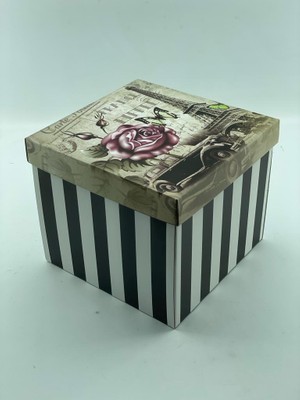 Feza Kutu 23X23X20 Hediyelik Kutu Kraft Kutu Karton Kutu Yılbaşı Kutusu Pasta Kutusu Balon Kutusu (5 Adet)