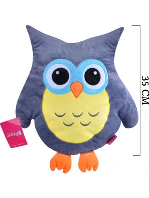 Top Rock Store Toyuncak Baykuş Figürlü 35 cm Yastık