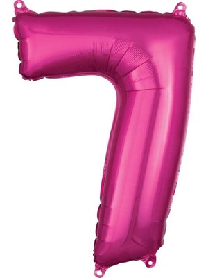Rooyal Shop Pembe Rakam Folyo Balon 