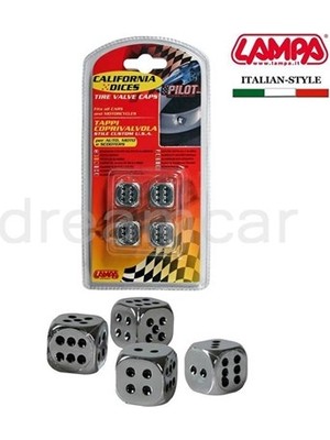 Pilot California Dices Krom Sibop Kapağı 4'lü Set 02464
