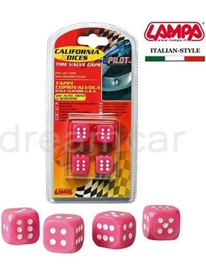 Pilot California Dices Pembe Sibop Kapağı 4'lü Set 02461