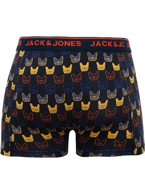 Jack & Jones Tekli Logo Desenli Boxer - Bulldog