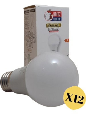 Horoz Elektrik Horoz Electrıc LED Ampul 9W 12'li (E 27)