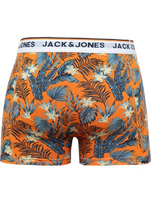 Jack & Jones Tropikal Desenli Tekli Boxer