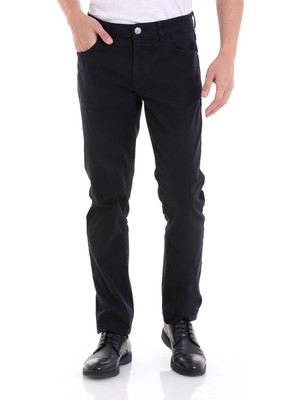 Hatemoğlu Lacivert Regular Fit Düz 5 Cep Pamuklu Kot Pantolon