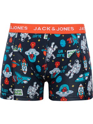 Jack & Jones Uzay Desenli Tekli Boxer - Spaceship