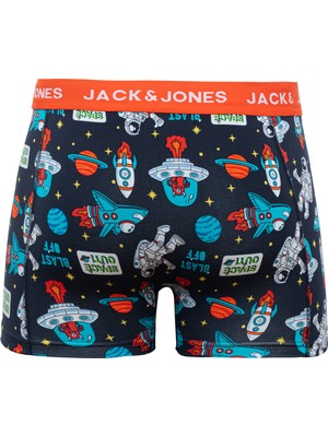 Jack & Jones Uzay Desenli Tekli Boxer - Spaceship