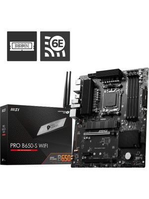 CPU Ryzen 5 9600X & MSI B650-S WIFI Msi Pro B650-S Wifi Modelleri, 11400₺'den Başlayan Fiyatlar