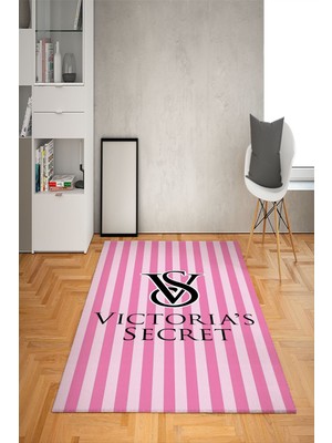 Doruklar Home Collection Kaymaz Taban Yıkanabilir Modern Victoria Secret Desenli Dot Taban Halı