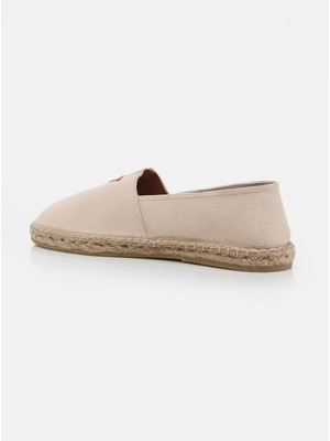 Su Espadril Laura Ekru Erkek Espadril