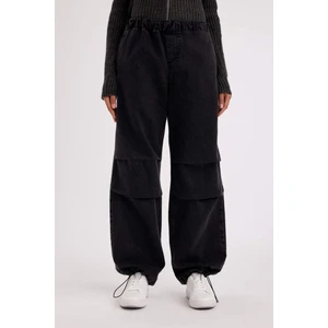 Jogger Normal Bel Bağcıklı Paça Uzun Jean Pantolon B5478AX23CW
