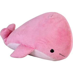 Balina Peluş Büyük Boy Hediye Peluş Uyku Arkadaşı Oyuncak Pembe